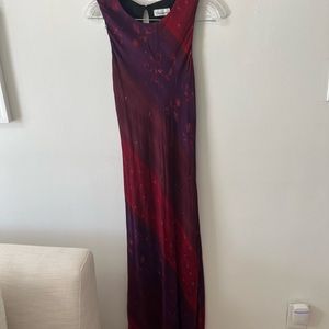 Tessuto maroon dress